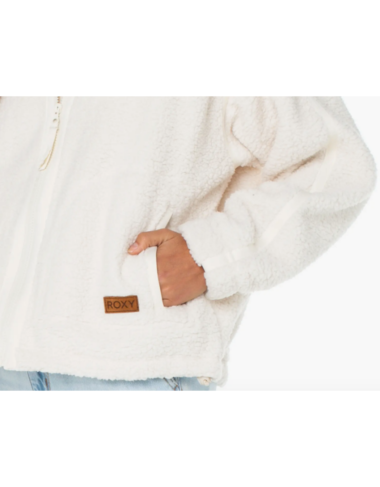 Roxy Wurlie Faux Shearling Zip Jacket