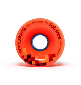 ORANGATANG LOADED ORANGATANG 65MM FAT FREE, 80A ORANGE (SET OF 4 WHEELS)