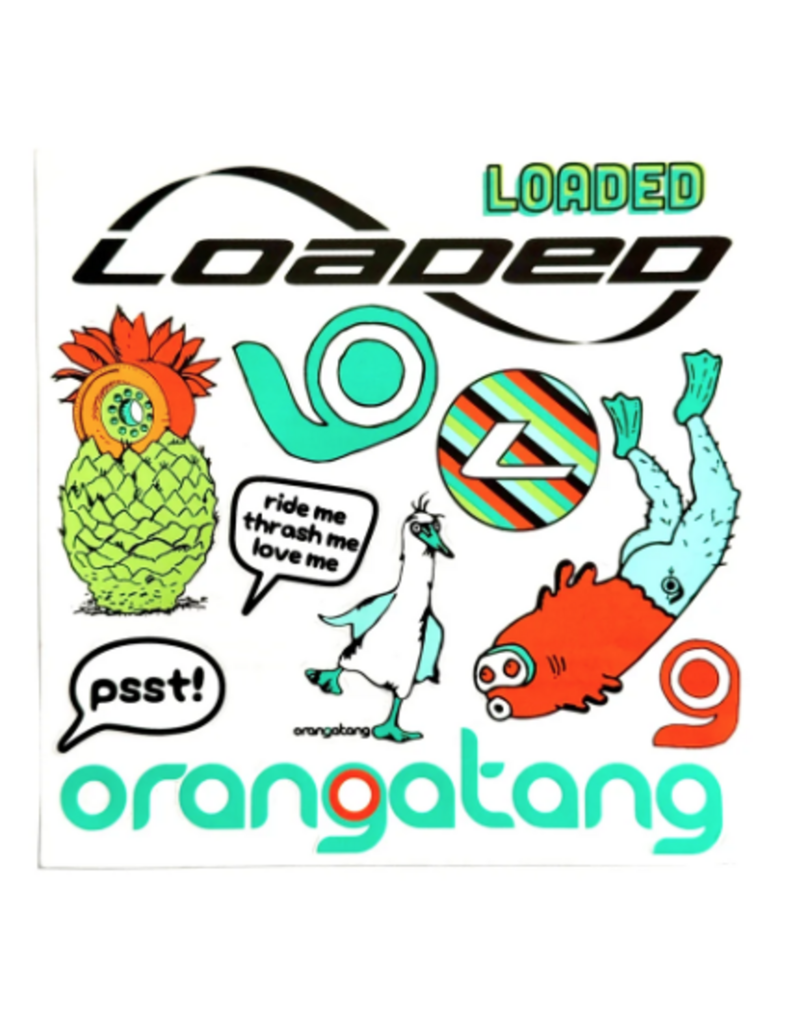 LOADED LOADED STICKER SHEET