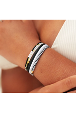 PURA VIDA Monochrome Stretch Bracelet Set of 3