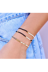 PURA VIDA Monochrome Stretch Bracelet Set of 3