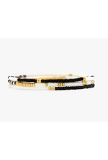 PURA VIDA Monochrome Stretch Bracelet Set of 3