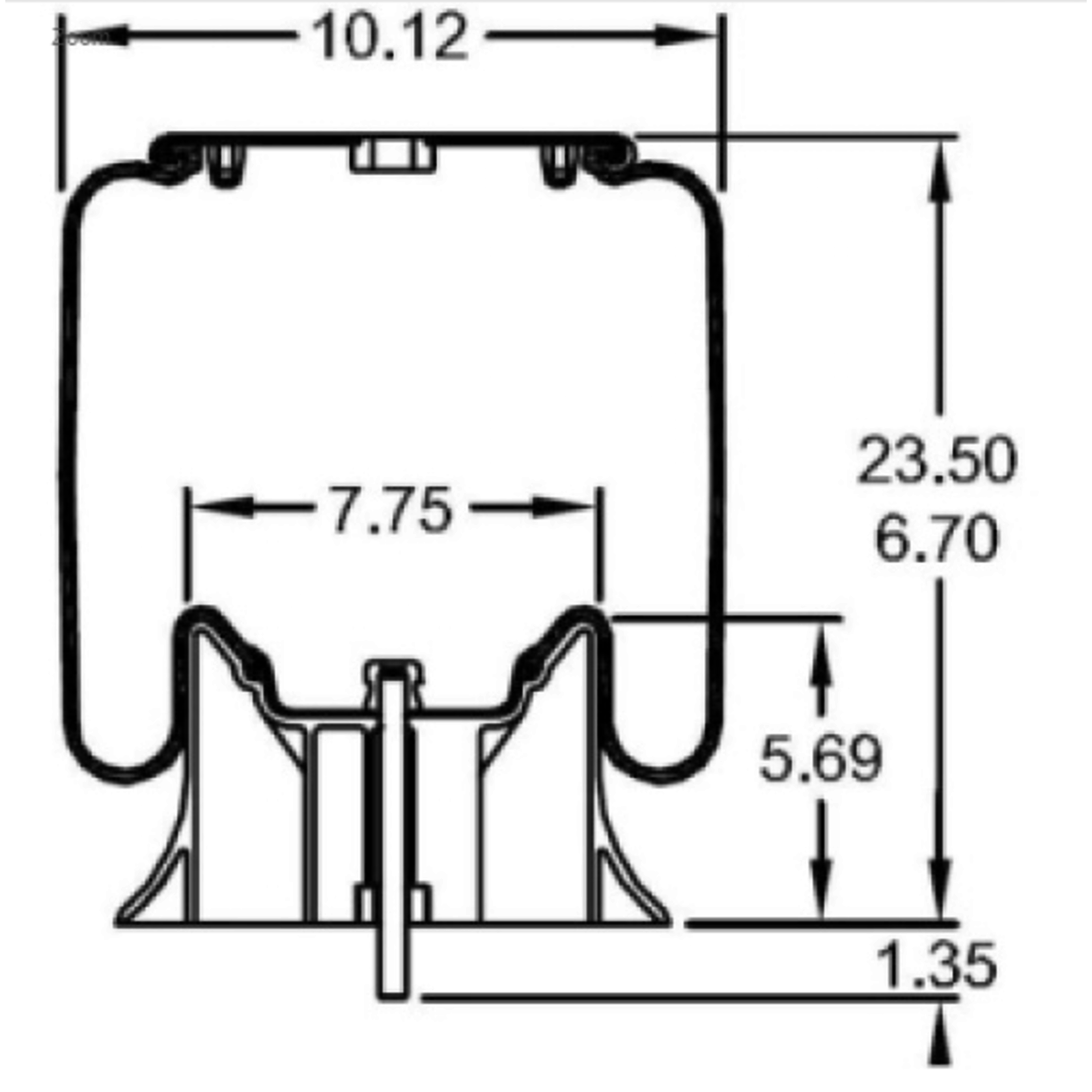 Sampa Air Bag - W01-358-8852 ( Peterbilt )