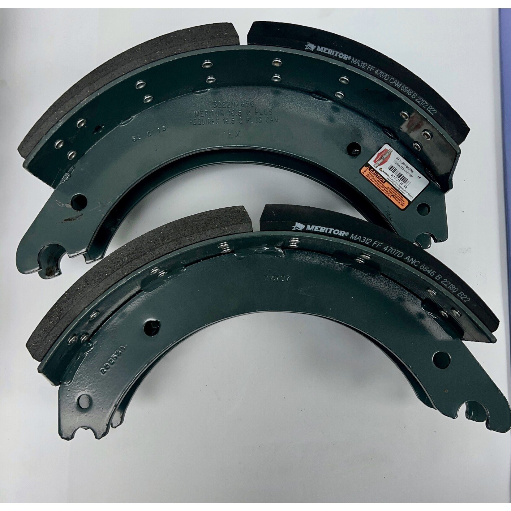 Meritor Full Kit Brake Shoe Box  - 4707  /23K FF Two Shoes and hardware