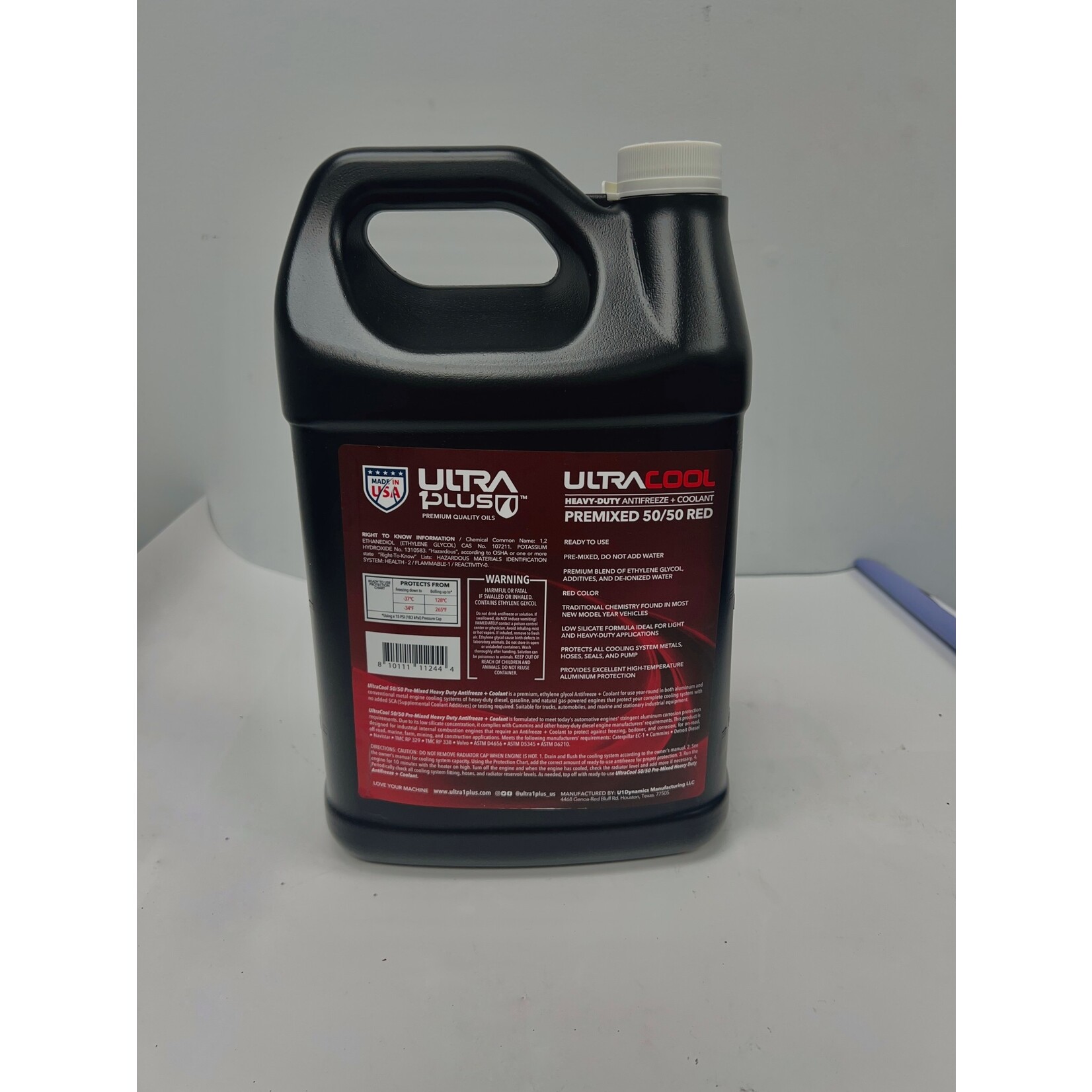 Ultra Plus UltraCool Universal HEAVY DUTY Antifreeze + Coolant PREMIXED - 50/50  RED