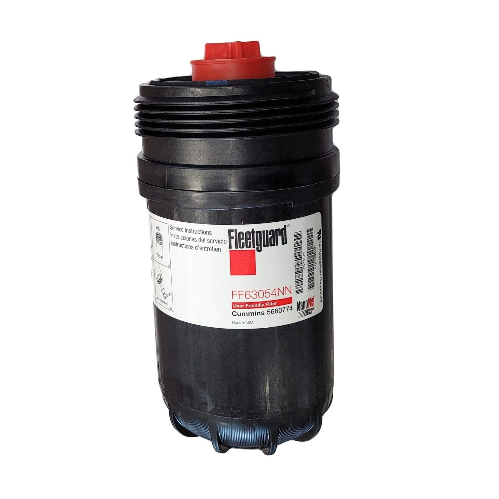 FleetGuard Fuel Filter - Fleetguard FF63054NN > Upgrade of FF63009 - Luberfiner LFF3009