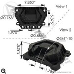 Automann Engine Mount / Motor Mount - Rear - Cascadia with DD15/ DD13 / Cummins Engine M46852