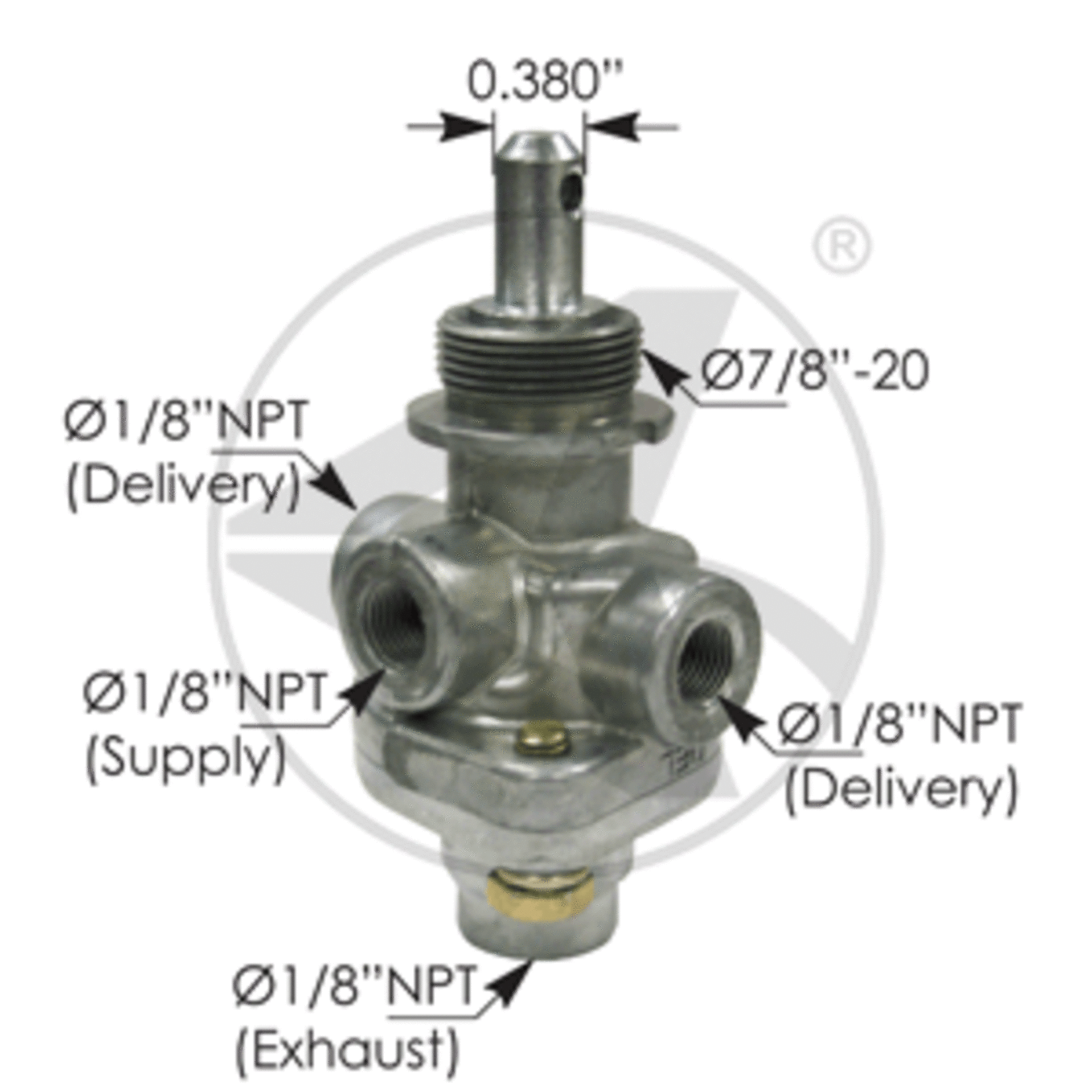 Automann PP1 Type Dash Control Valve 20PSI