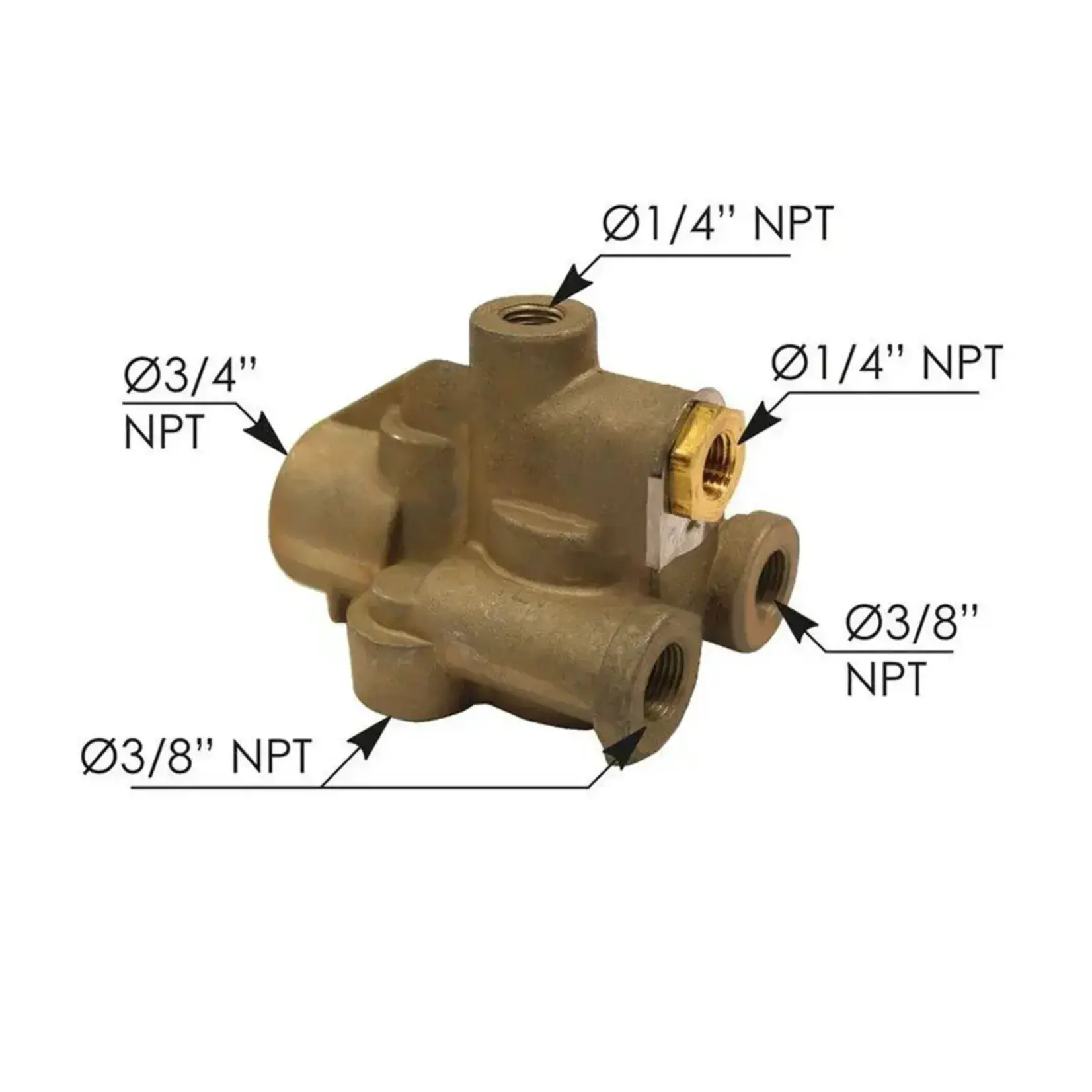 Automann Air Valve - TEV Type Spring Brake Valve - 51301