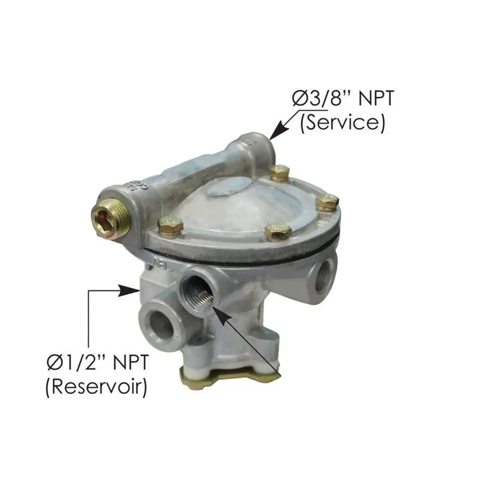 Automann Air Valve - Relay Valve Sealco Type 4PSI Crack Pressure - P/N 110197