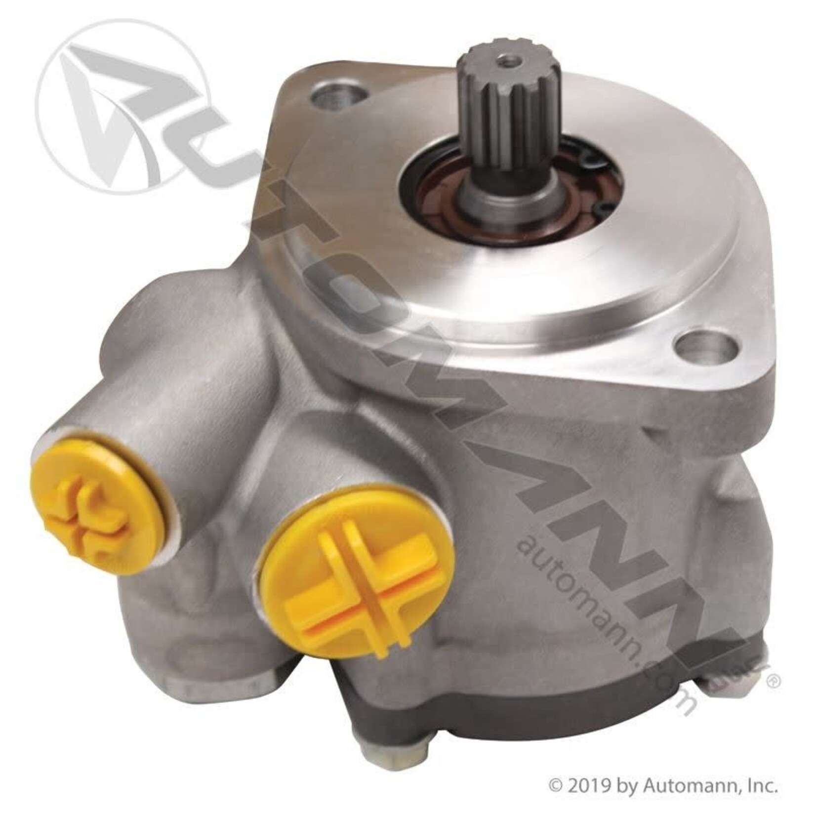 Automann Power Steering Pump - CCW / Left Rotation -2175 PSI - Freightliner / Peterbilt - P/N 14-14375-000