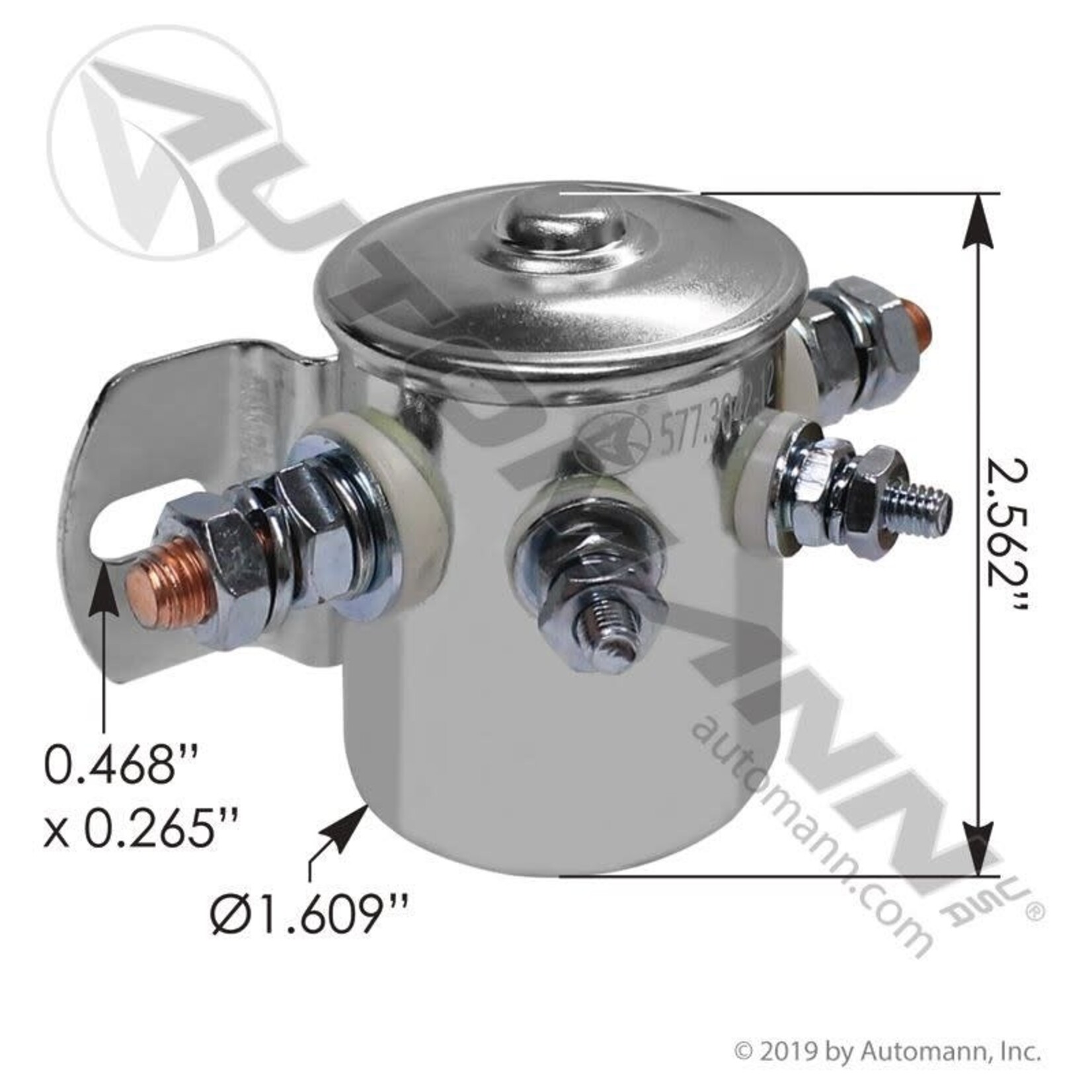 Automann Starter Solenoid 4 Terminal 85A 12V /24059, 52307, 5230701