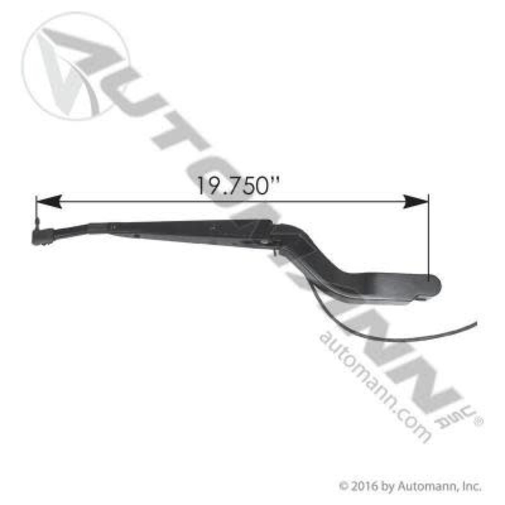 Automann Freightliner Wiper Arm - Fits Columbia / Century - P/N A22-51969-000