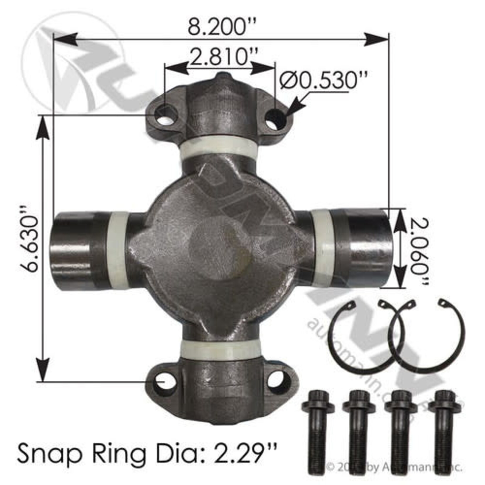 Automann Automann - Universal Joint Kit / U-Joint - RPL25 Series - OSR/WB Type P/N CP25RPL