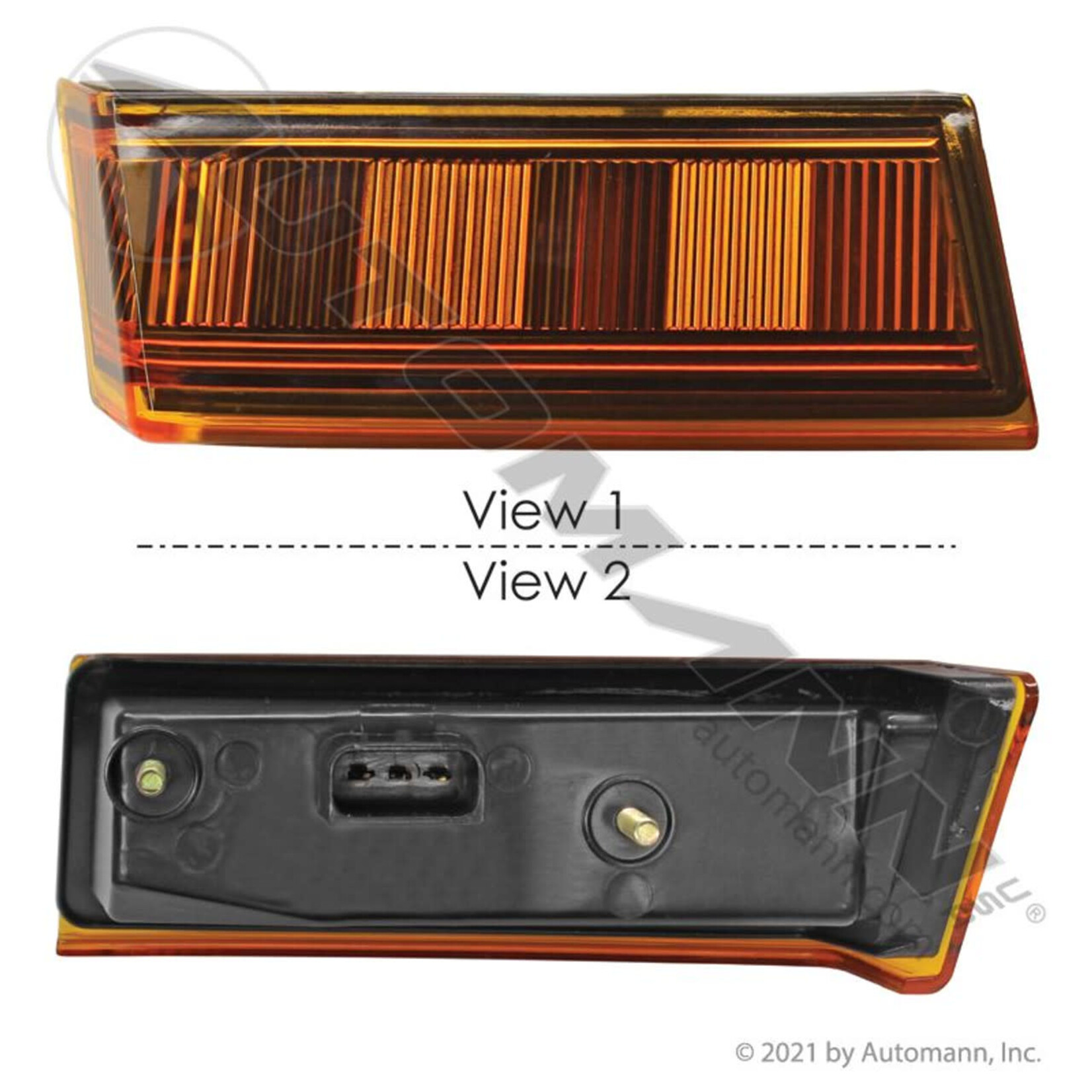 Automann Turn Signal Marker Lamp LH Freightliner Automann - Cascadia P4 (2018-Present P/NA06-90212-002