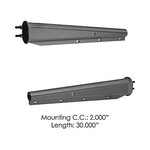 Automann Mud Flap Hanger Kit - Spring Loaded (2.5" Automann)