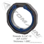 Automann Unitized Spindle Nut  Automann - Thread	3-1/4”-12" / Thickness 1.000" - Eaton, Ford, Freightliner, Kenworth, Mack, Meritor, Peterbilt, Volvo,