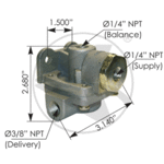 Automann QR-1C Quick release valve 289714 PD 3/8 KN32041 (Automann)