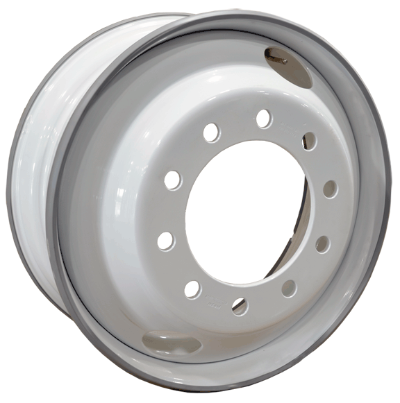 Hub Pilot steel wheel 22.5in X 8.25in 5HH Automann - OTR Truck Parts LLC