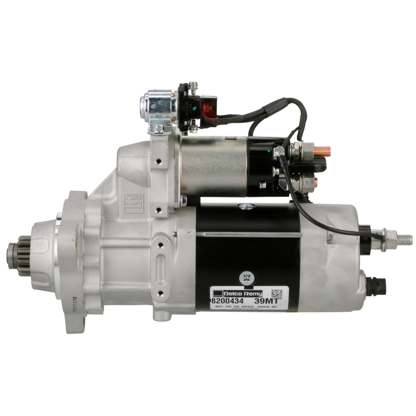 DELCO REMY Starter Motor - Delco Remy 8200434 - 39MT 12V 12Teeth