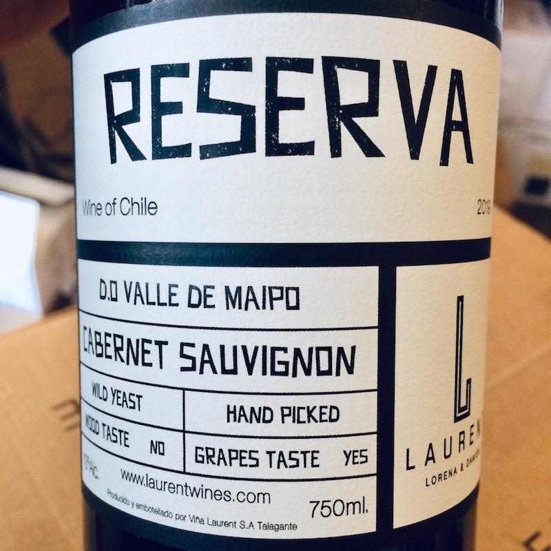 2018 Laurent Family Vineyard “Reserva” Sauvignon Valle del