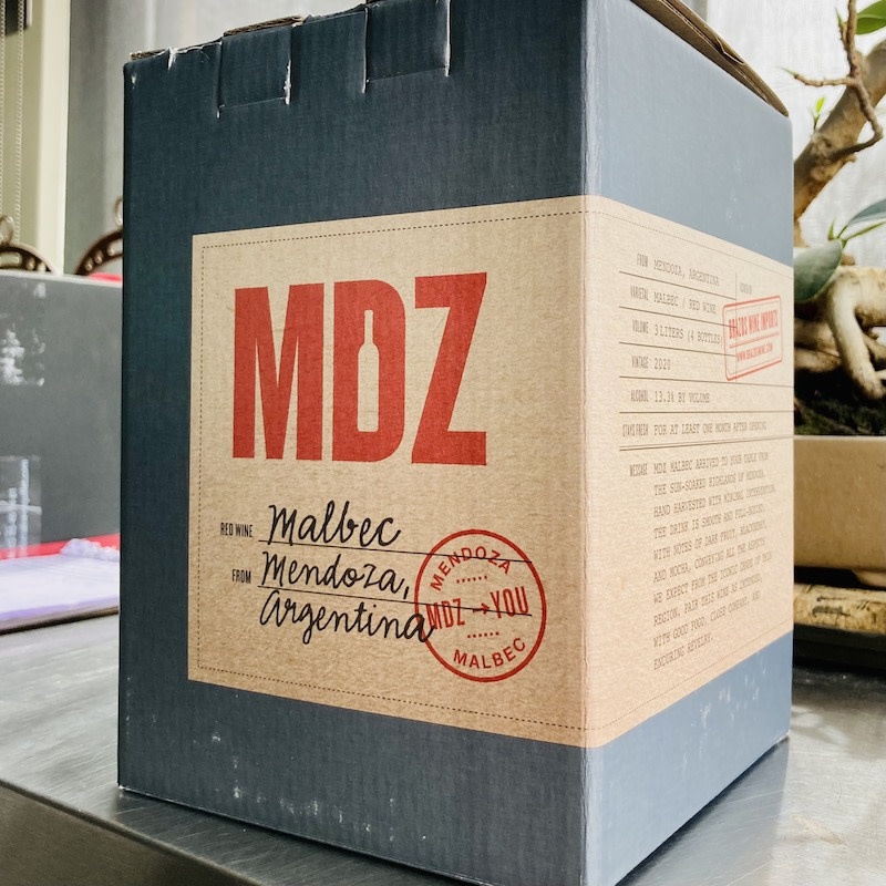Argentina 2020 MDZ Malbec 3L Bag in Box