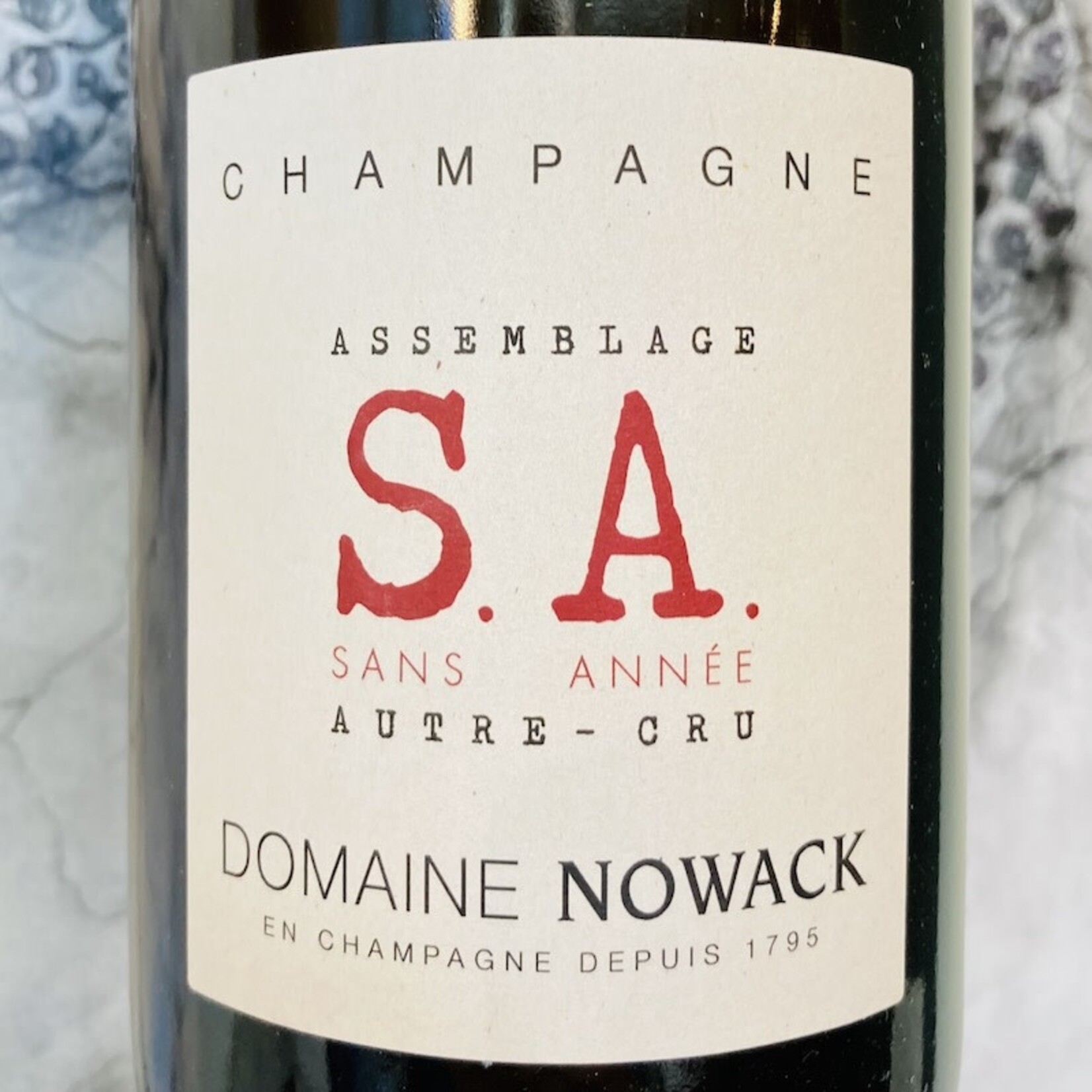 France Nowack Champagne Extra Brut "Assemblage - Sans Année"