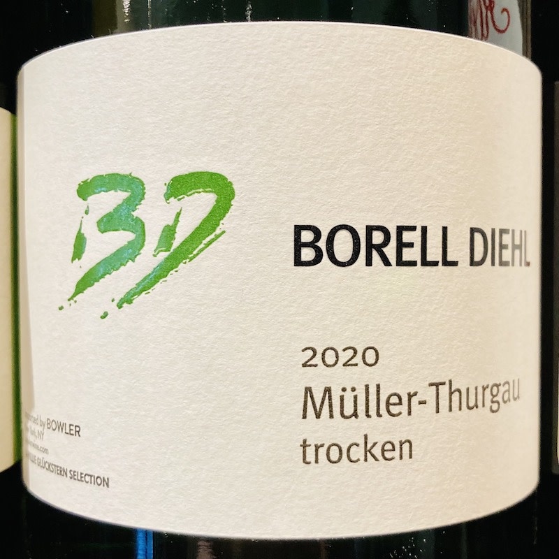 Germany 2020 Borell Diehl Pfalz Muller Thurgau Trocken