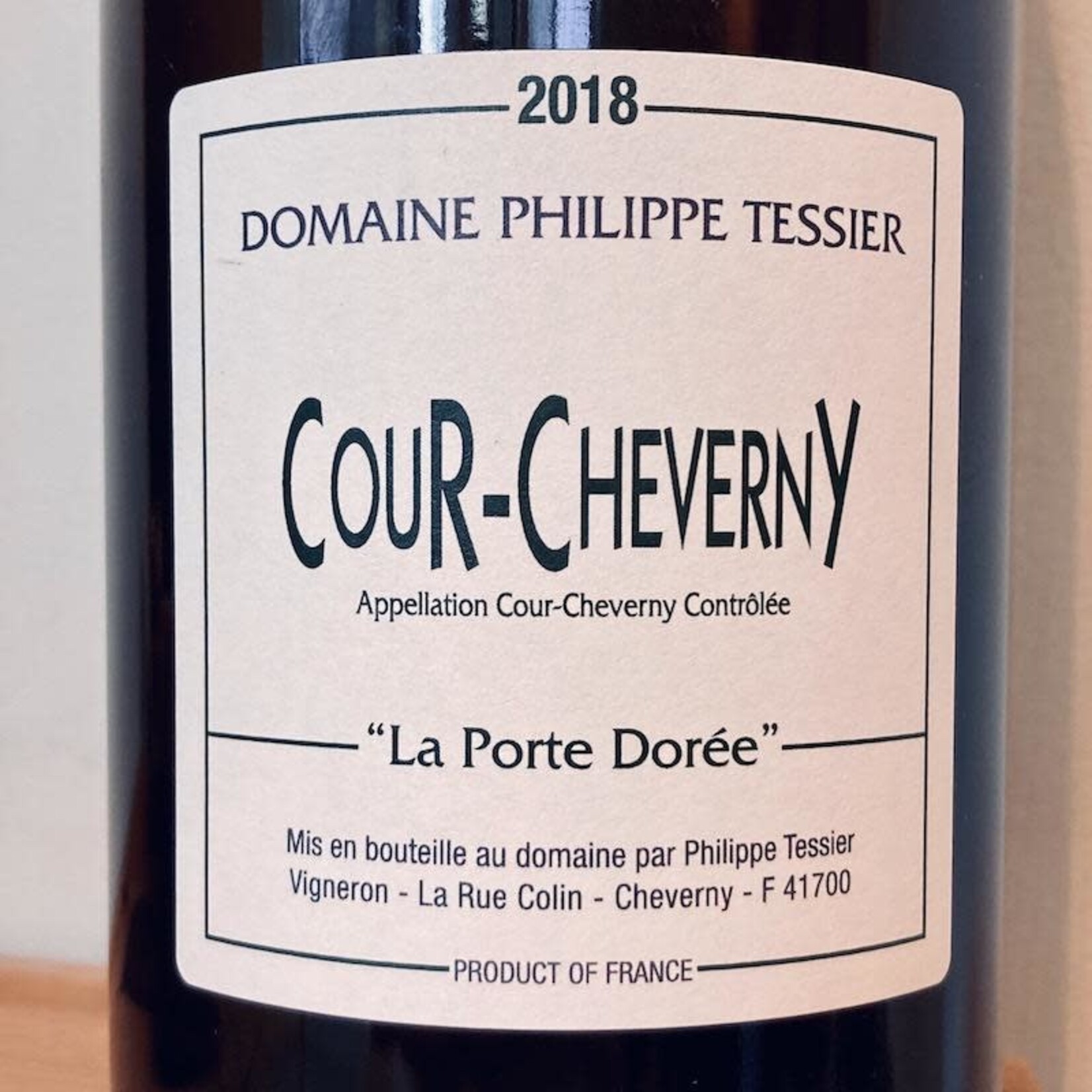 France 2019 Domaine Philippe Tessier Cour-Cheverny “La Porte Doree”