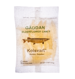 Sweden Kolsvart Gäddan Elderflower Candy Fish