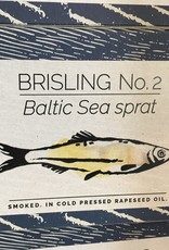 Denmark Fangst Brisling No. 2 Baltic Sea Sprat Smoked in Cold Pressed Rapeseed Oil 100g