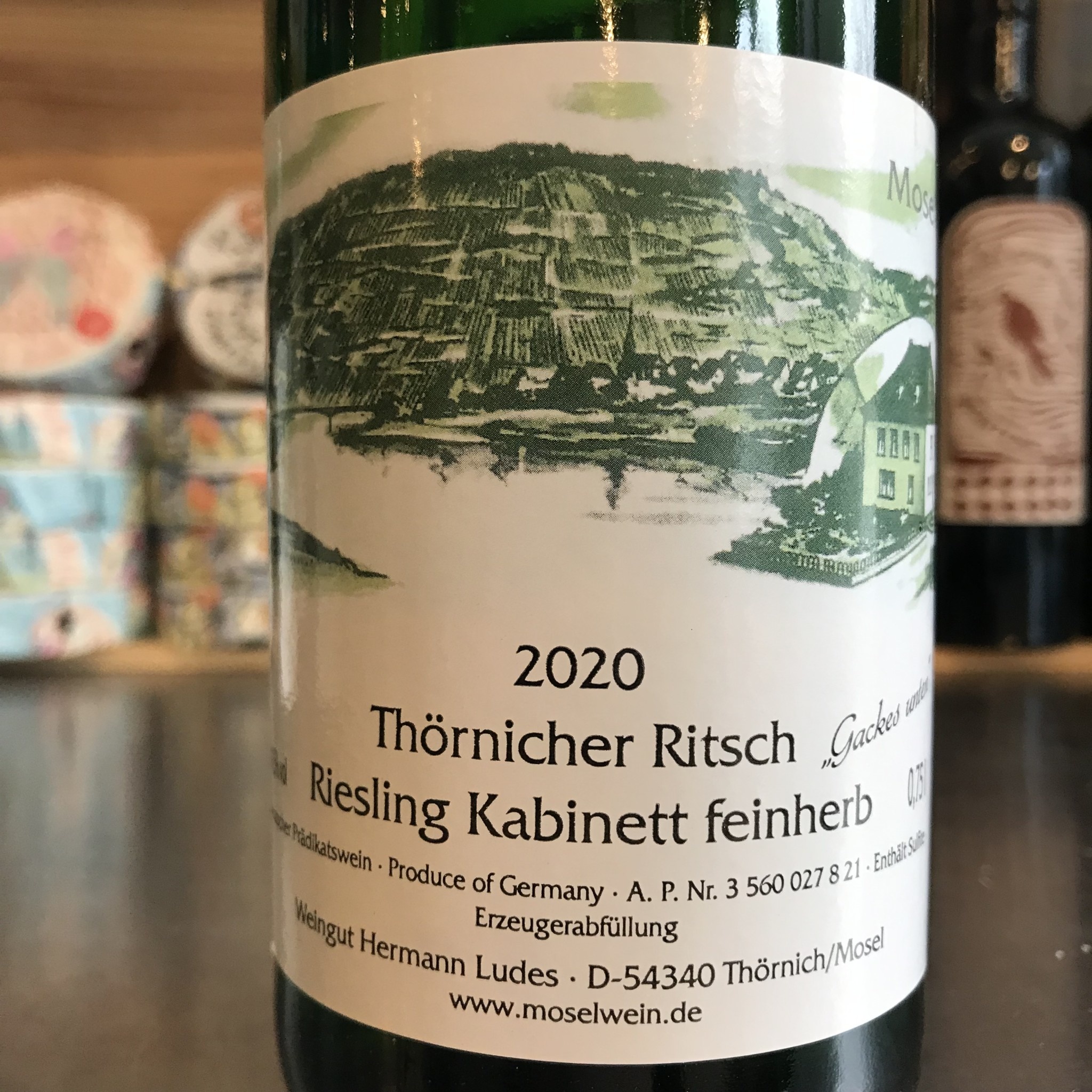 Germany 2020 Ludes Thornicher Ritsch Riesling Kabinett feinherb "Gackes Unten"