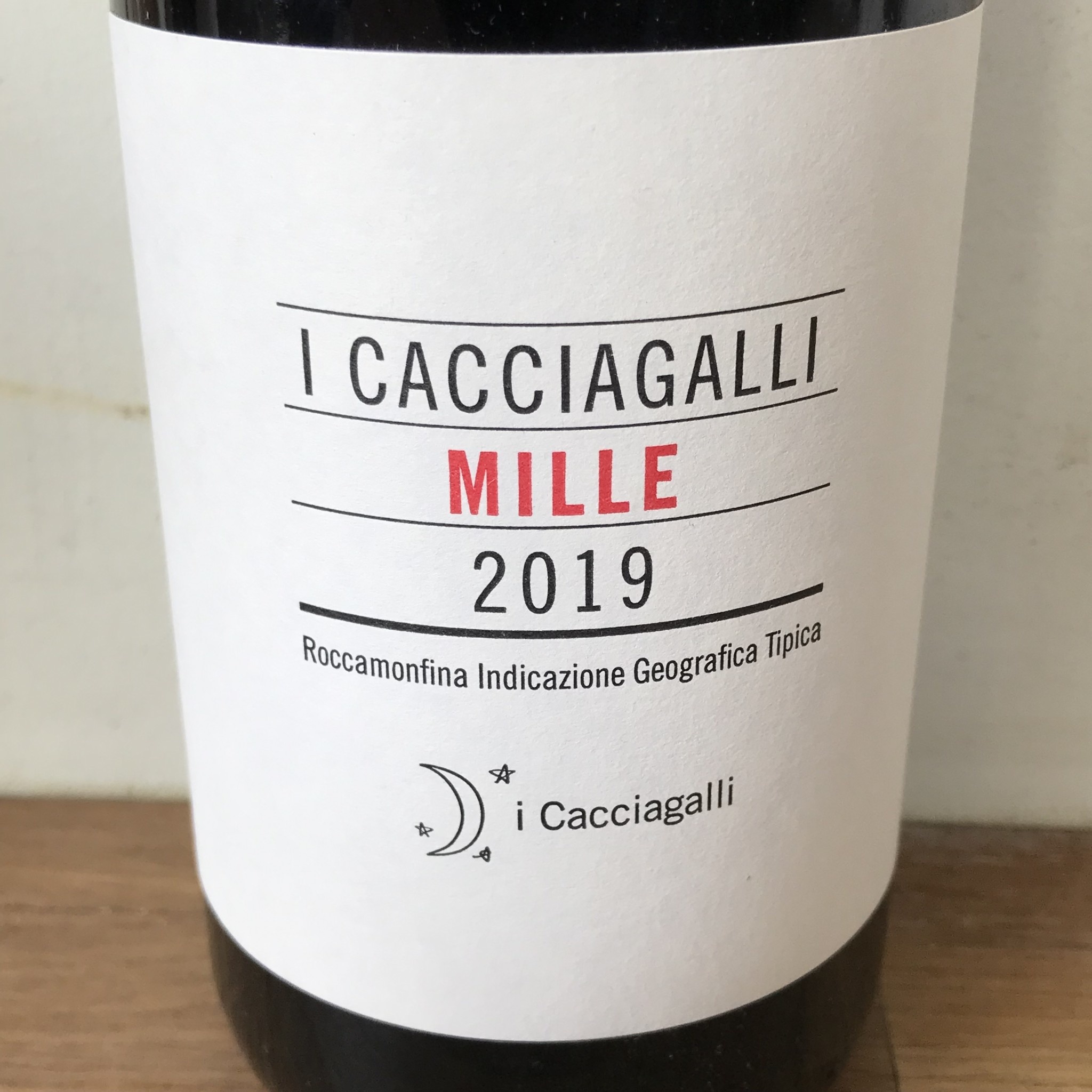 Italy 2019 I Cacciagalli "Mille" Roccamonfina Rosso