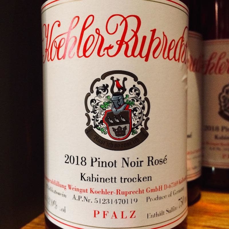 Germany 2020 Koehler Ruprecht Pfalz Pinot Noir Rose Kabinett Trocken