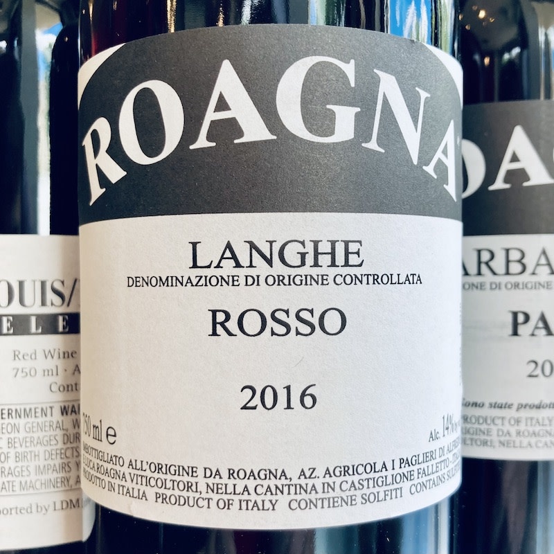 Italy 2016 Roagna Langhe Rosso