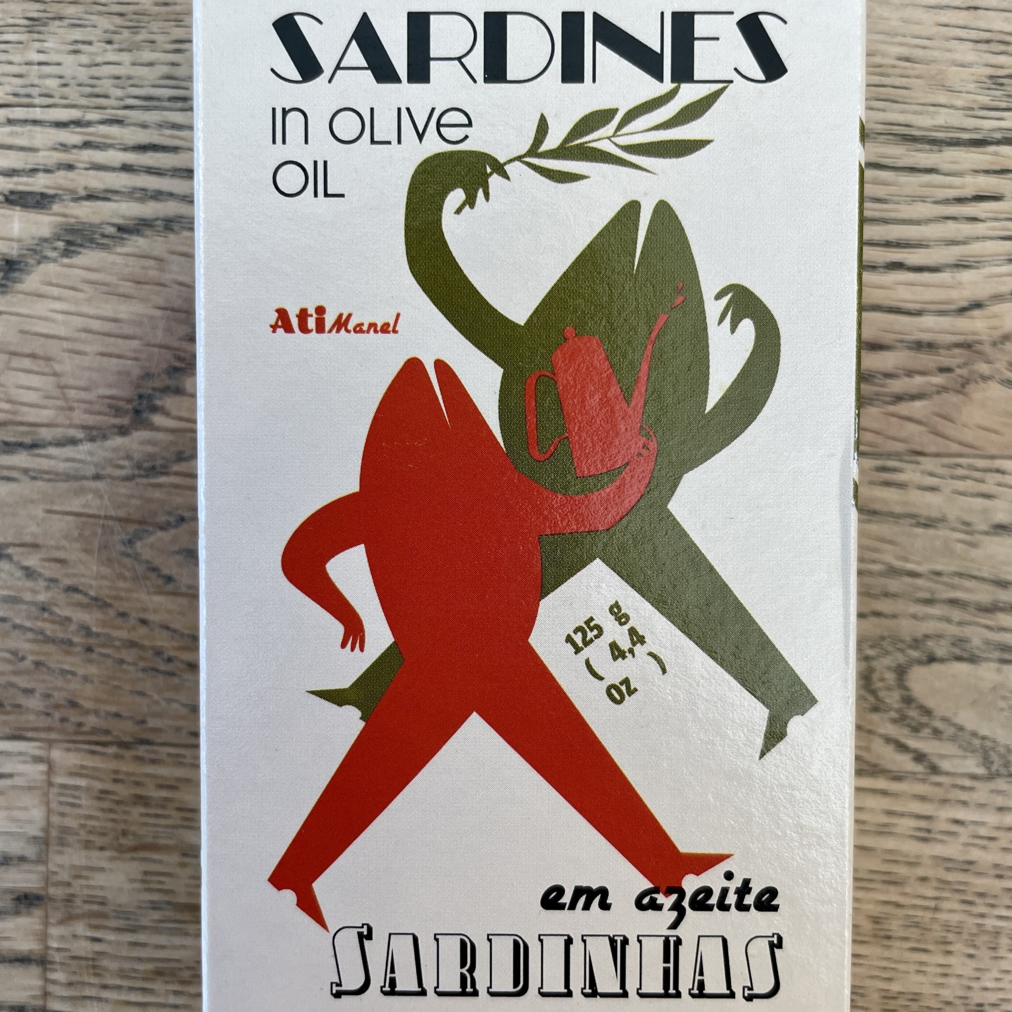 Portugal Ati Manel Sardines in Olive Oil 125g