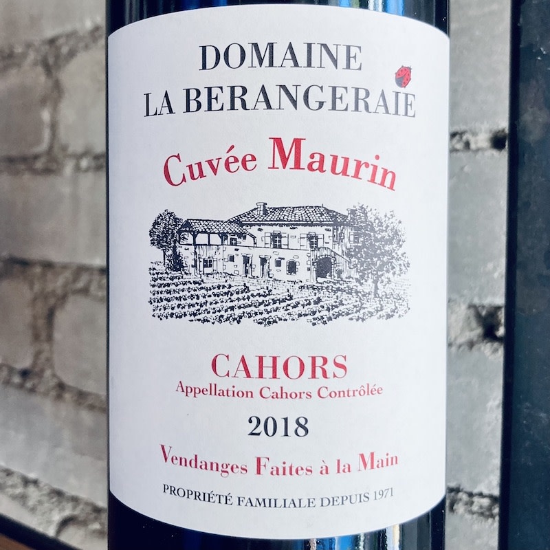 France 2018 La Berangeraie Cahors "Cuvee Maurin"