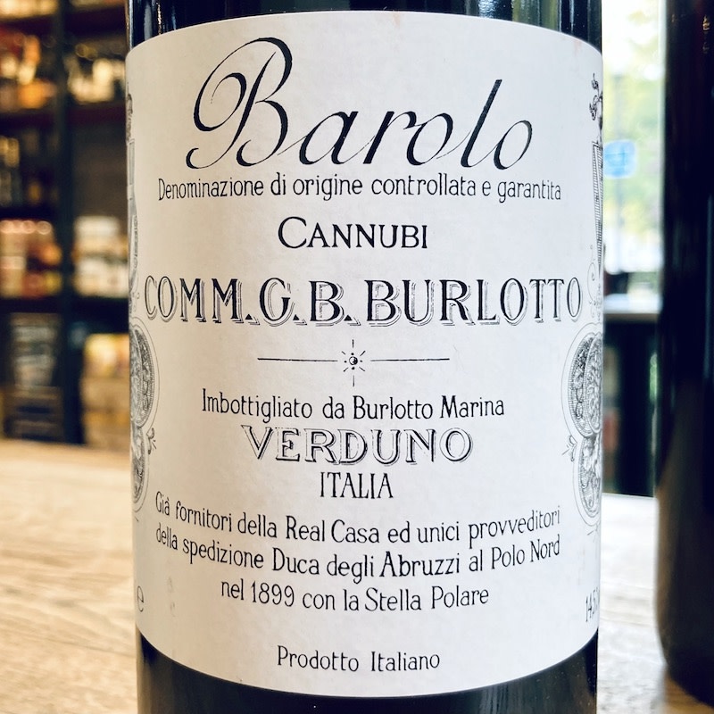 Italy 2016 Burlotto Barolo “Cannubi”