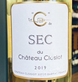 France 2019 Chateau Closiot Bordeaux Blanc