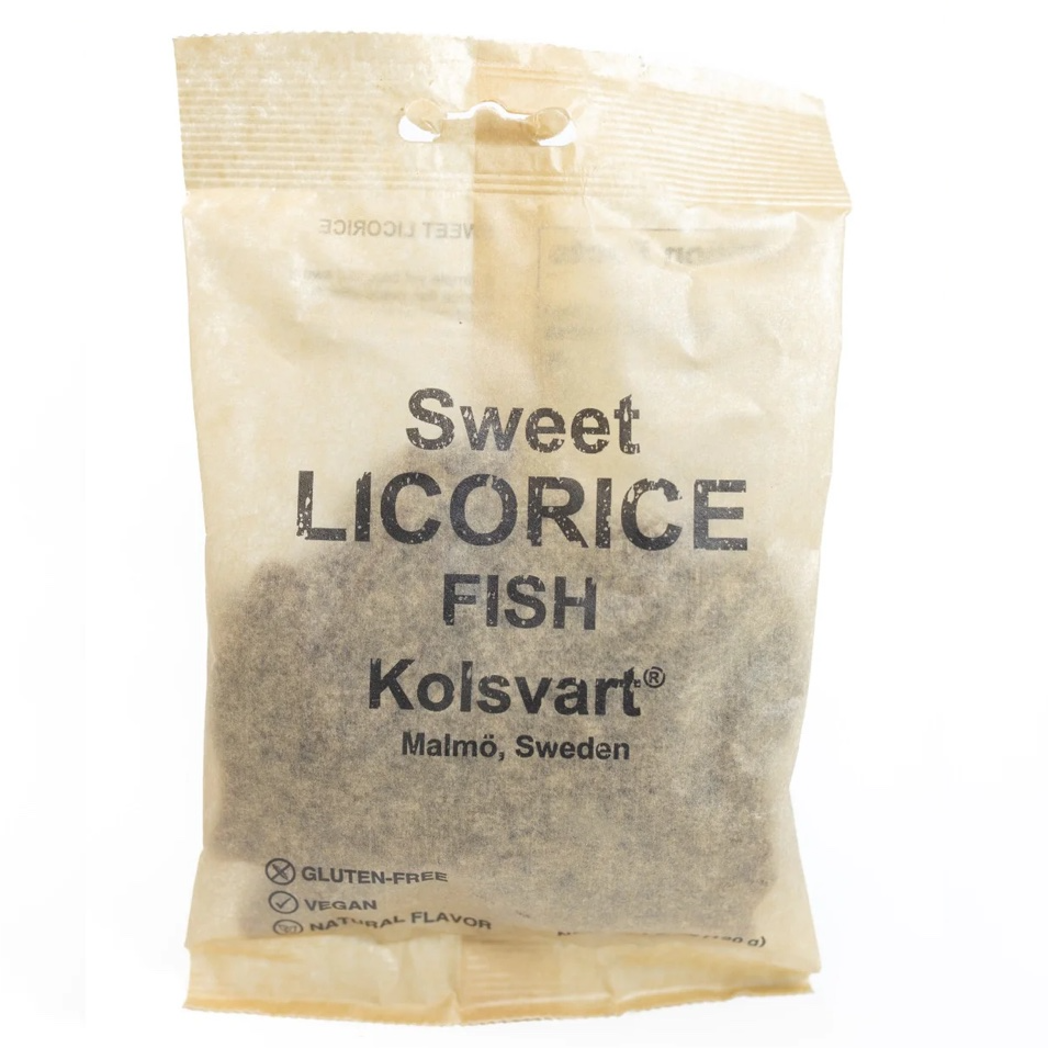 Sweden Kolsvart Sweet Licorice Fish