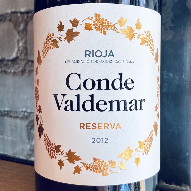Spain 2012 Conde Valdemar Rioja Reserva