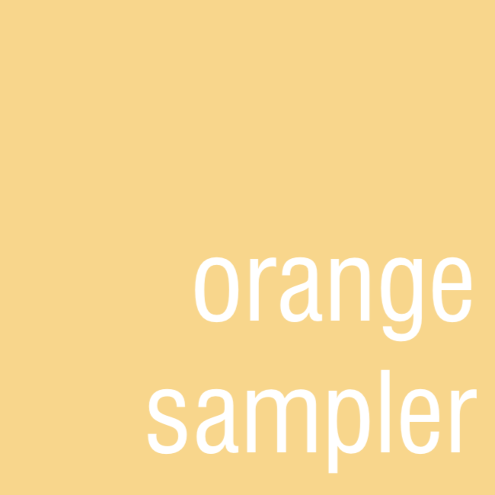 USA Orange Sampler