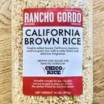 USA Rancho Gordo (Chico Rice) California Brown Rice 1 lb bag