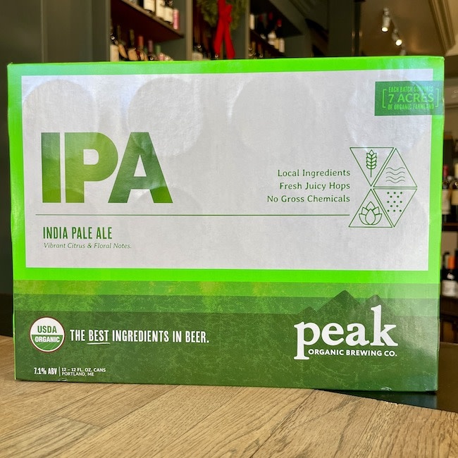USA Peak Organic IPA 12pk