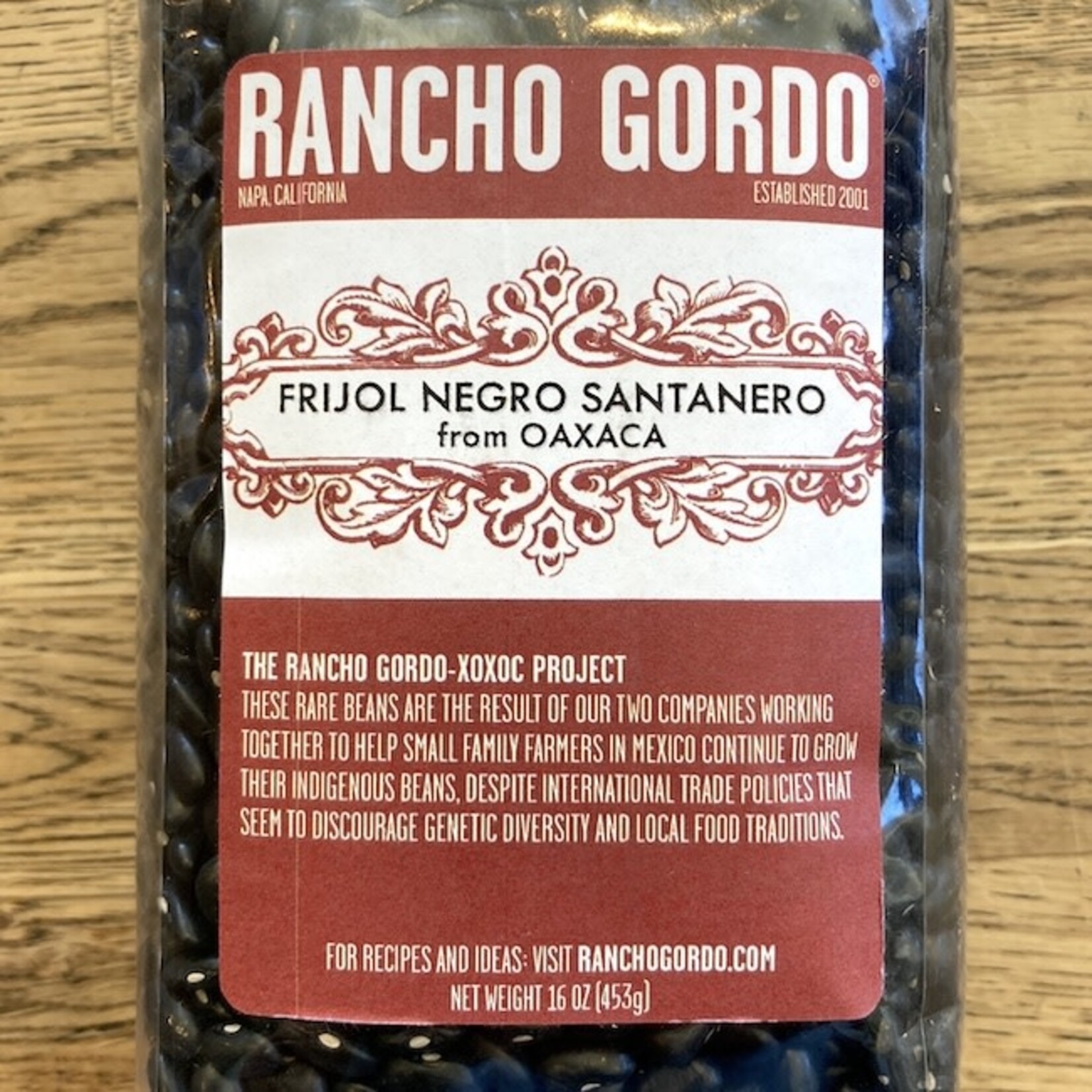 USA Rancho Gordo Frijol Negro Santanero (Oaxaca)