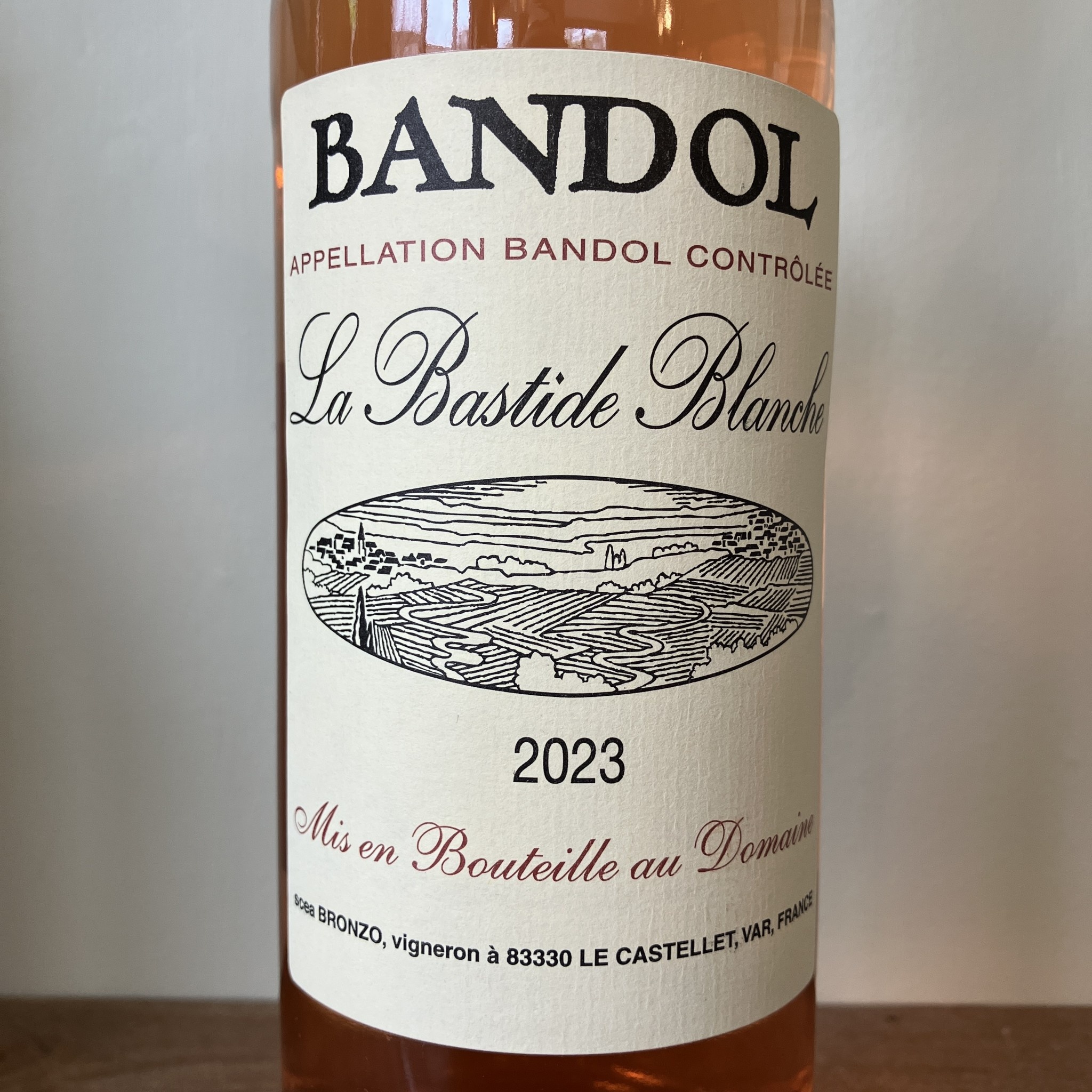 2023 La Bastide Blanche Bandol Rose Streetcar