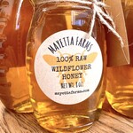 USA Mayetta Farms 100% Raw Wildflower Honey 1/2 lb jar