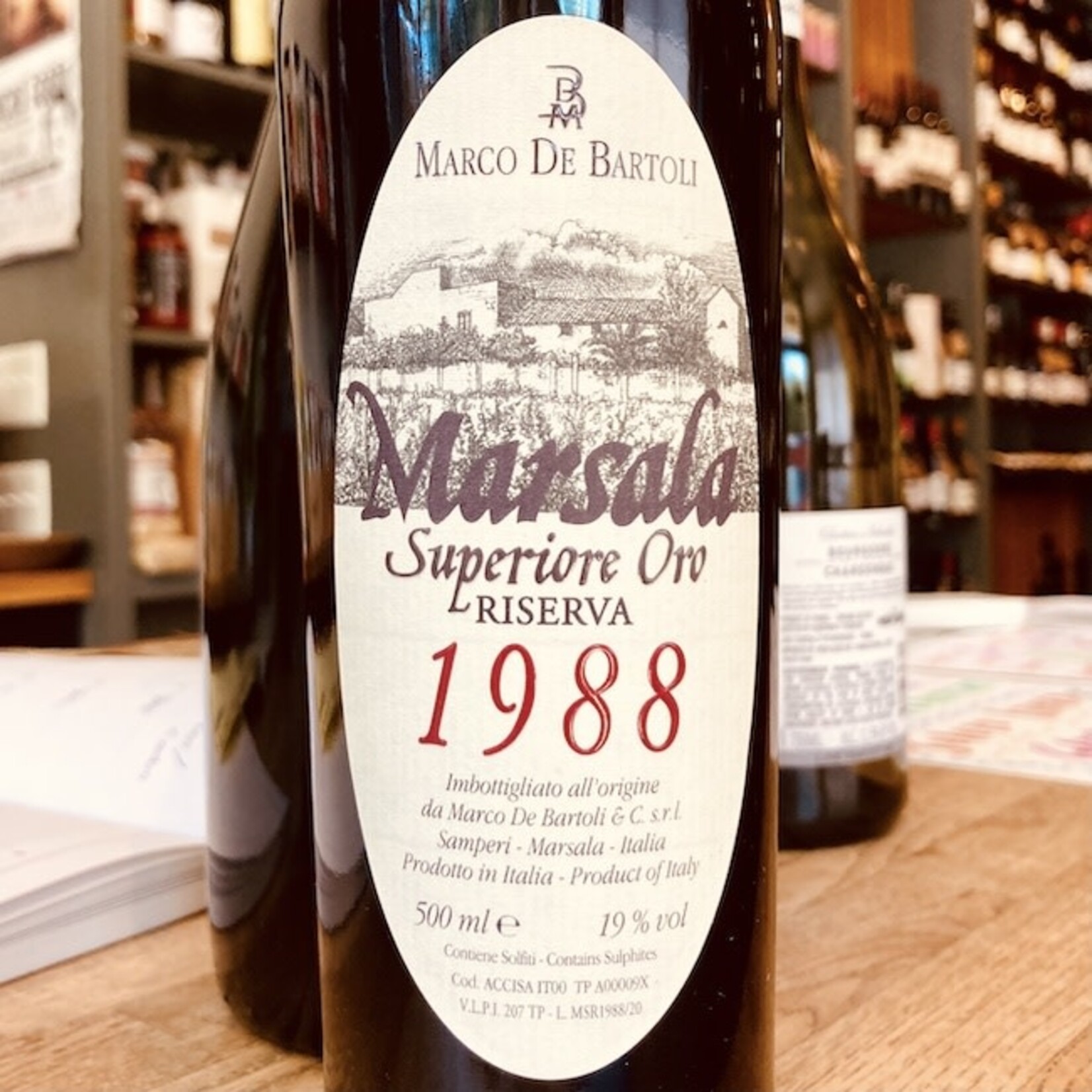 Italy 1988 Marco de Bartoli Marsala Superiore