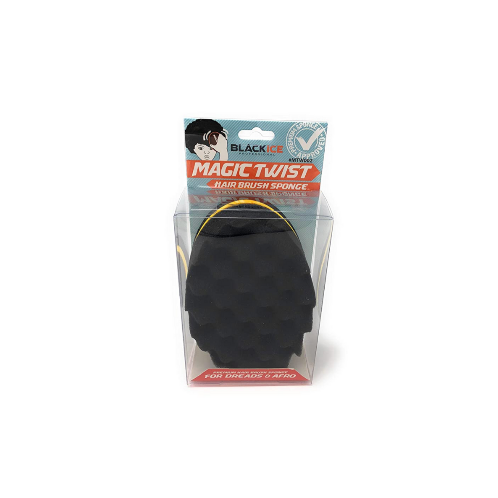 Black Ice Twist Hair Brush Sponge - Product Freak