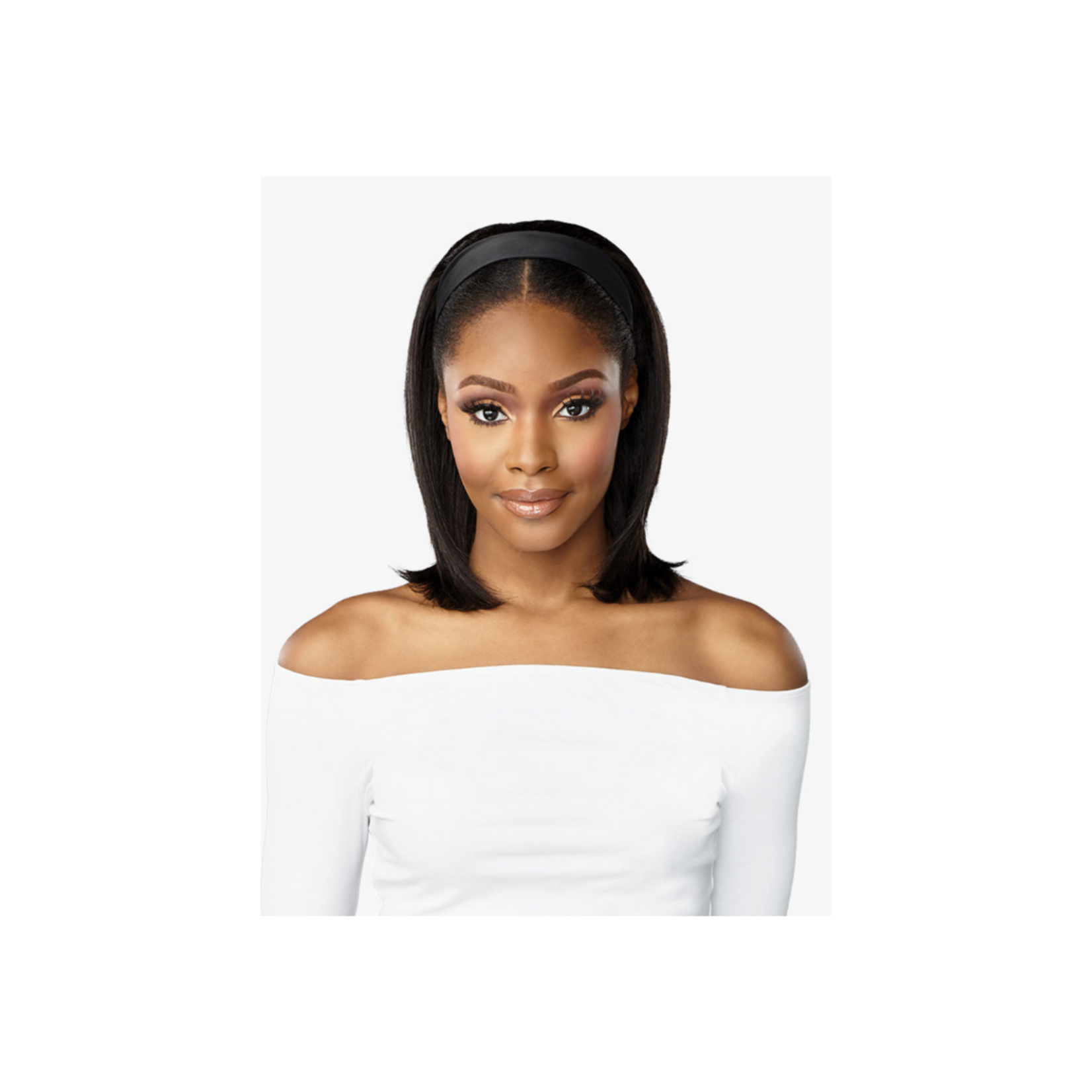 Sensationnel 100% Human Hair Headband Wig